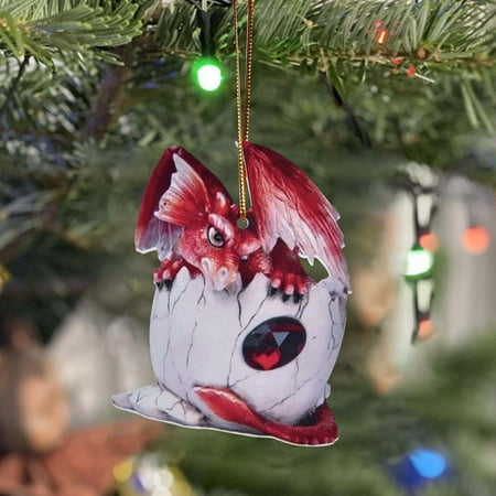 

Christmas Ornaments Clearance Dragon Baby Egg Hanging Ornament Christmas Tree Charm Cute Cartoon Car Pendant Bag Keychai Halloween Pumpkin Ghost Witch Doll Pendant