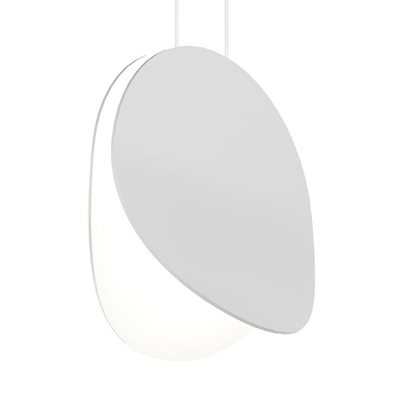 Sonneman 1766-10 Malibu Discs 10" Wide Led Mini Pendant - White
