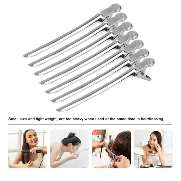 FOLOYORI 12Pcs Duck Bill Hair Clips for Women Heat Resistance Cold Resistance 3.73x0.39x0.67 Inch