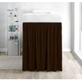 thumbnail image 6 of College Dorm Bedskirt - Ruffled Dorm Bedskirt for Dorm Bed - Twin XL Size - 100% Microfiber - 56" Drop - Twin XL - Chocolate Solid., 6 of 8