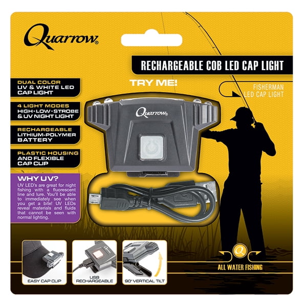 6504 Rechargeable COB LED Cap-Light 
