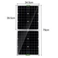 thumbnail image 1 of 50W 18V 9V 5V Dual USB Panel solar Impermeable Camping Car Barco Cargador de batería, 1 of 8