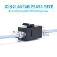 thumbnail image 4 of Vandesail Paquete De 20 Acopladores Rj45 Acoplador Ethernet Rj45 Keystone Jack Cat6 Acoplador Hembra A Hembra Cat 6 Extensor De Acoplador Ethernet, 4 of 5