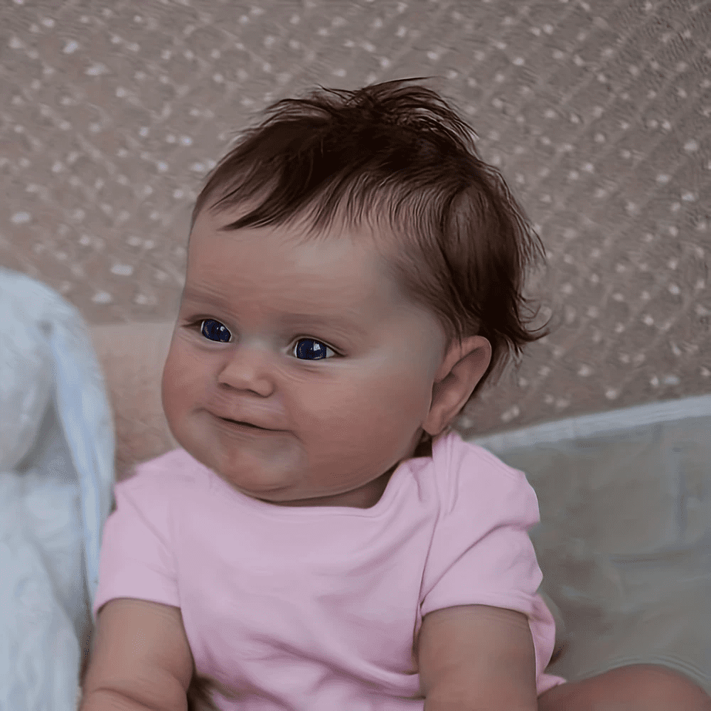 Dayoff Kids Lifelike Reborn Baby Dolls - 18 Inch Realistic Girl Baby Doll With Clothes For Kids Age 4+(No Accessories)