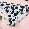 thumbnail image 6 of Kiijoy Little Girls Bikini Swimsuit Cow Print Bathing Suit Kids Quick Drying Swimwear, 6 of 8