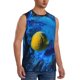 thumbnail image 2 of Fotbe Sports Tennis Ball Men's Camiseta sin Mangas Estampada para Hombres, Playera Casual para Gimnasio, Entrenamiento, Playa-Small, 2 of 7