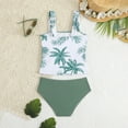thumbnail image 6 of Kiijoy Big Girls Tankini Swimsuit Cutout UPF50+ Bathing Suit Swimwear, Sizes 7-12, 6 of 6
