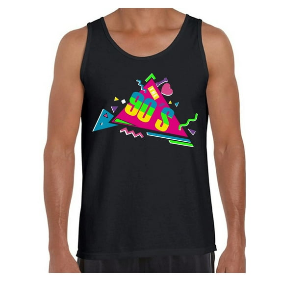Awkward Styles I Love Nineties Sleeveless Shirt Funky 90s Music Lover Tank Tops for Men