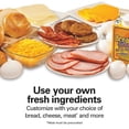 thumbnail image 4 of Breakfast Sandwich Maker : Nonstick Griddle, Dishwasher-Safe Parts, 600W, Metal, Gray, 4 of 7