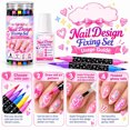 thumbnail image 5 of 12Pcs 24 Colors Dual-Tip Nail Art Pens Set, Precision Nail Painting Pens for Home & Salon Manicure, Quick-Drying & Travel-Friendly DIY Tool, Gift for Women, 15ml Each, 5 of 7
