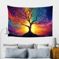 thumbnail image 6 of RKSupls Tree of Life Sun Moon Mandala Tapestry, Home Tapestry Suitable for Hanging for Decorative Wall Hanging, Decorative Bedroom, Living Room Decoration - 60*40in, 6 of 6