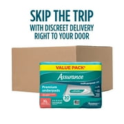 Assurance Unisex Premium Underpad for Adults, XL, Maximum Absorbency, 30 Count