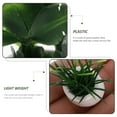 thumbnail image 3 of WASHWEPE Miniature Bonsai Models Plastic Green Micro-Landscape Decoration 5Pcs 0.8*1.4in, 3 of 6
