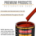 thumbnail image 4 of Graphic Red Gallon URETHANE BASECOAT CLEARCOAT Car Auto Paint Kit, 4 of 6