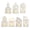 B, variant on NOVELAR White Ceramic Holiday Village Houses with Remote Control, 2.4-5.8 Inch Glowing Winter Decor, Enhances Ambiance with Cozy Light, Great for Christmas Mantel Scenes