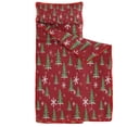 thumbnail image 2 of Red Christmas Tree and Snowflake Pattern Toddler Nap Mats for Kids Preschool,51"x22" Sleeping Mat Bag or Kids,Toddler Sleeping Bag,Toddler Nap Mat or Daycare, 2 of 6