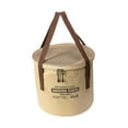 thumbnail image 3 of GARENDE Foldable Bucket Leakproof Drain Basket for Gardening Car Washing Backpacking Khaki, 3 of 9