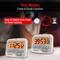 thumbnail image 3 of TempPro TM01W Kitchen Timer with Count Up and Countdown Timers for Cooking, Classroom, Exercise with LCD Screen Touch Backlight (Formerly ThermoPro), 3 of 7