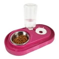 thumbnail image 6 of Dog & Cat Food and Water Dispenser Set, Double Dog & Cat Bowls with Steel Bowl, Pet Refillable Water Bowl, Dishwashable Pet Feeder, Easy Clean, for Medium and Small Pet, 6 of 6