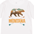 thumbnail image 4 of Inktastic Montana Vacation Bear Silhouette Boys or Girls Long Sleeve Toddler T-Shirt, 4 of 5