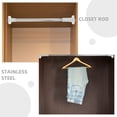 thumbnail image 2 of 2 Pcs Tension Rods Closet Bars Closet Rod Closet Hanging Rods Closet Rods No Drilling, 2 of 5