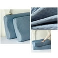 thumbnail image 4 of Blukids 100% Polyester Contour Pillow Cover Memory Foam Pillowcase Pillow Protector for Cervical Pillow(Dark Blue), 4 of 6