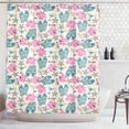 thumbnail image 1 of Ambesonne Tropical Shower Curtain, Flip Flops and Starfishes, 69"Wx75"L, Multicolor, 1 of 3