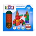 thumbnail image 2 of TYTAN Magnetic Tiles 100-Piece Building Set by ZURU – Colourful STEM Construction Toy with Assorted Shapes, for Kids Ages 3+, 2 of 7