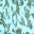 thumbnail image 1 of Ahgly Company Indoor Square Oriental Light Blue Modern Area Rugs, 6' Square, 1 of 4