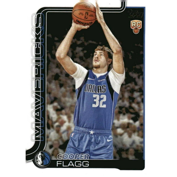 2025-26 Topps #201 Cooper Flagg RC Rookie Dallas Mavericks NBA Basketball Base Trading Card