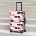 thumbnail image 6 of Lsque pink fish hearts Printed Luggage Cover, Travel Luggage Protector,Scratch and Dirt Resistant, Fits 18-32 Inch Luggage-Large, 6 of 7