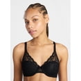 thumbnail image 3 of No Boundaries Bow Lace Half Cup Bra, Women's 34B-40DD, 3 of 6