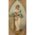 thumbnail image 3 of Circle of Angelica Kauffmann 9x14 Black Modern Framed Museum Art Print Titled - Muse with a Scroll, 3 of 5