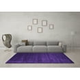 thumbnail image 3 of Ahgly Company Indoor Square Abstract Purple Contemporary Area Rugs, 3' Square, 3 of 4