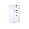 thumbnail image 2 of Adeptus - Armoire à Tiroirs - mobile - Grand - 8 Tiroirs - Pin Massif - Blanchi, 2 of 2