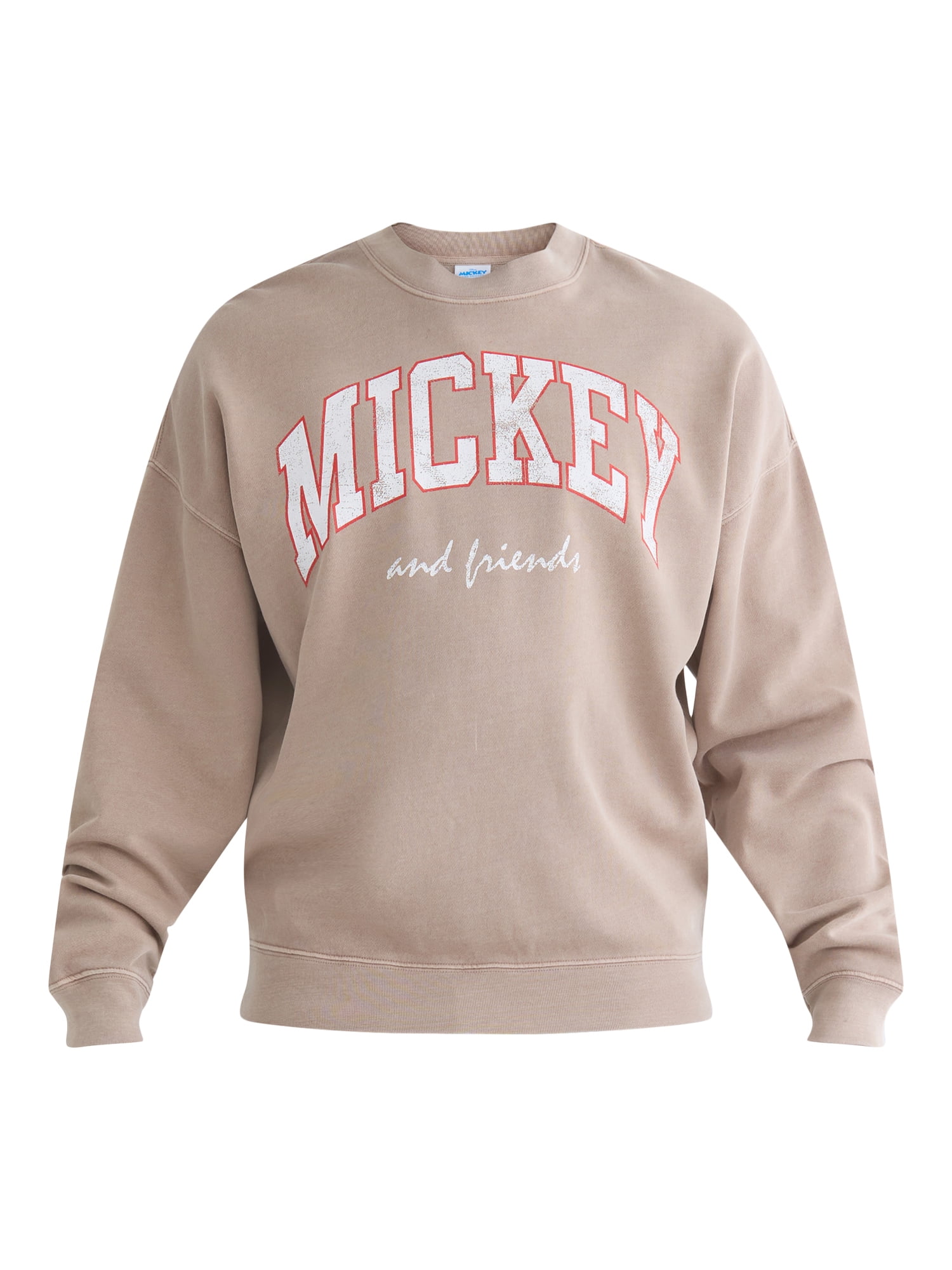 Disney Men's Mickey Mouse and Friends Classic Graphic Print Sweatshirt, Sizes S-3XL