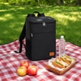 thumbnail image 5 of Insulated Cooler Backpack Leak Proof Thermal Lunch Bag for Work Picnic Hiking, Black Adult Lunch Bag for Storage, 5 of 5