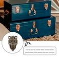 thumbnail image 4 of Wooden Box Lock 10 Pcs Case Hasps Jewelry Boxes Silver Luggage Hinges and Latches Iron, 4 of 6
