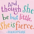 thumbnail image 2 of CafePress - Shakespeare She Is Fierce Quote Body Suit - Baby Light Bodysuit, Size Newborn - 24 Months, 2 of 4