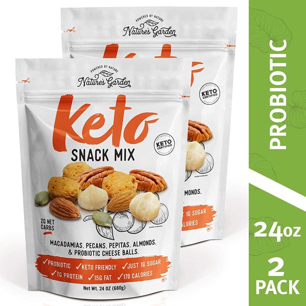 Natures Garden Keto Snack Mix 24 oz (Pack of 2)