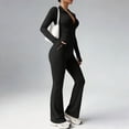 thumbnail image 2 of Women's Fashionable And High-end Yoga Suit, Tight-Fitting And Without Embarrassing Seams, Long-Sleeved Sportswear Set, Size S-2XL, 2 of 4