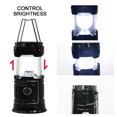 JUDIXY Solar-Powered Portable LED Camping Lantern 2-Pack