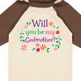 thumbnail image 4 of Inktastic Will You Be My Godmother Proposal Boys or Girls Long Sleeve Baby Bodysuit, 4 of 5