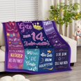 thumbnail image 3 of LHSHID 19th Birthday Girl Gift Blanket Flannel Soft and Comfortable Anti static Bed Sofa Blanket 30x40in, 3 of 6