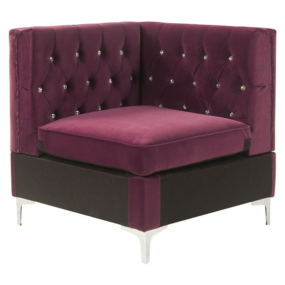 ACME Jaszira Upholstery Modular Wedge in Burgundy