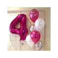 thumbnail image 4 of 40 Inch Hot Pink Number Balloon, Large Size Jumbo Digit Mylar Foil Helium Bright Pink Balloons For Birthday Party Celebration Decorations Graduations, 4 of 5