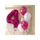 thumbnail image 4 of 40 Inch Hot Pink Number Balloon, Large Size Jumbo Digit Mylar Foil Helium Bright Pink Balloons For Birthday Party Celebration Decorations Graduations, 4 of 5