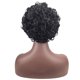 thumbnail image 4 of Tocado de peluca corta, pelo pequeño y rizado, tocado de pelo corto, negro, pequeño tornillo, tocado rizado, 4 of 5
