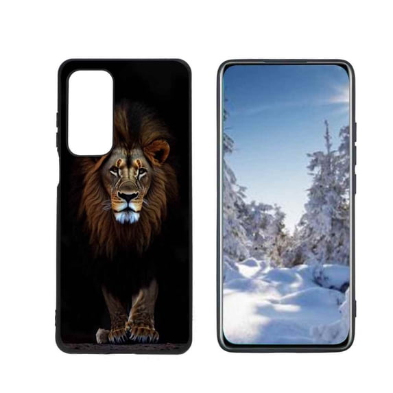Compatible with Motorola MOTO Edge 5G UW Phone Case, lion-animal Case Silicone Protective for Teen Girl Boy Case for Motorola MOTO Edge 5G UW