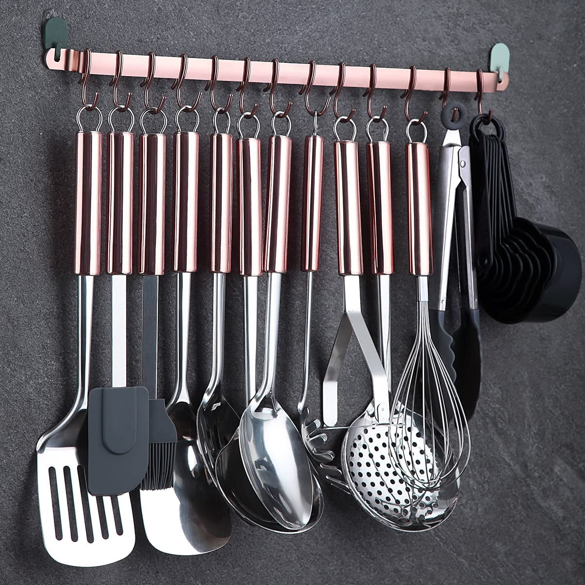 ReaNea 13 Pieces Gold Cooking Utensils Set, Stainless Steel
